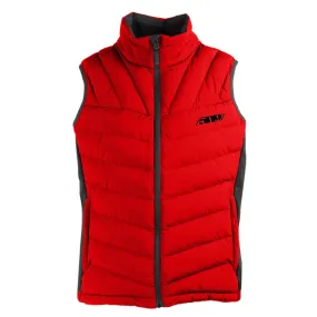 509  SynDown Hybrid Vest Snowmobile Hydrophobic Full Zip Lightweight Apex Red