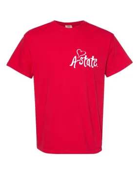 Arkansas State Red Wolves Lyric Red Tee