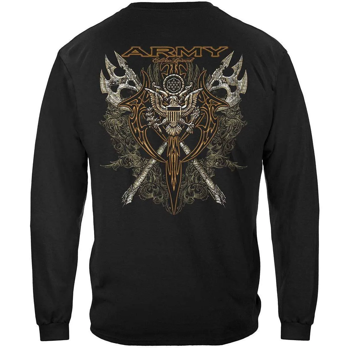 Army Axes Gold Tribal Premium Long Sleeve