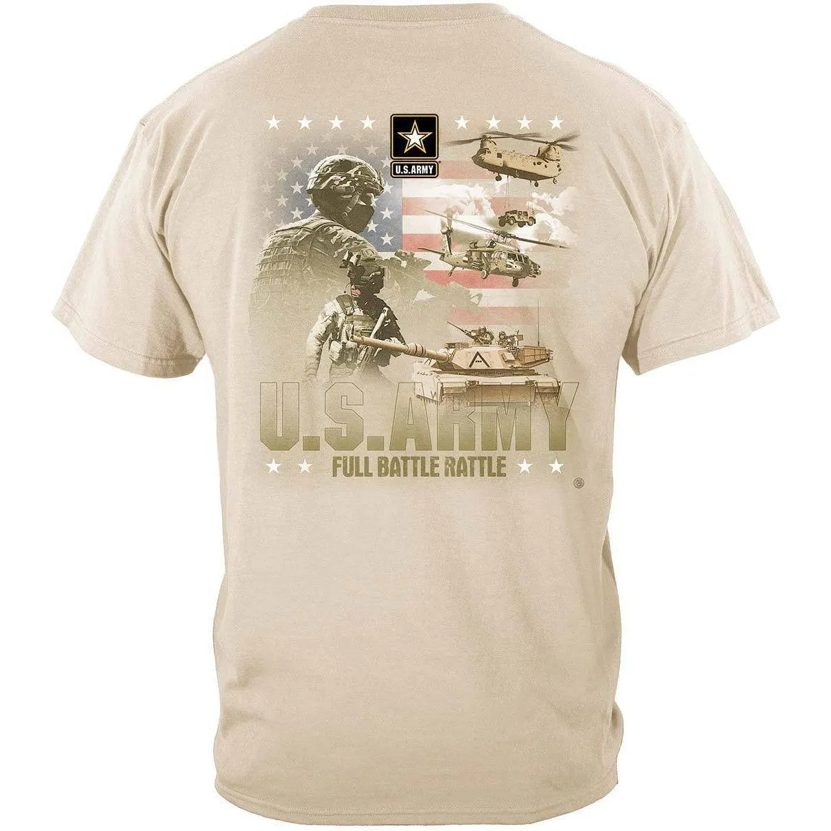 Army Full Battle Rattle T-Shirt