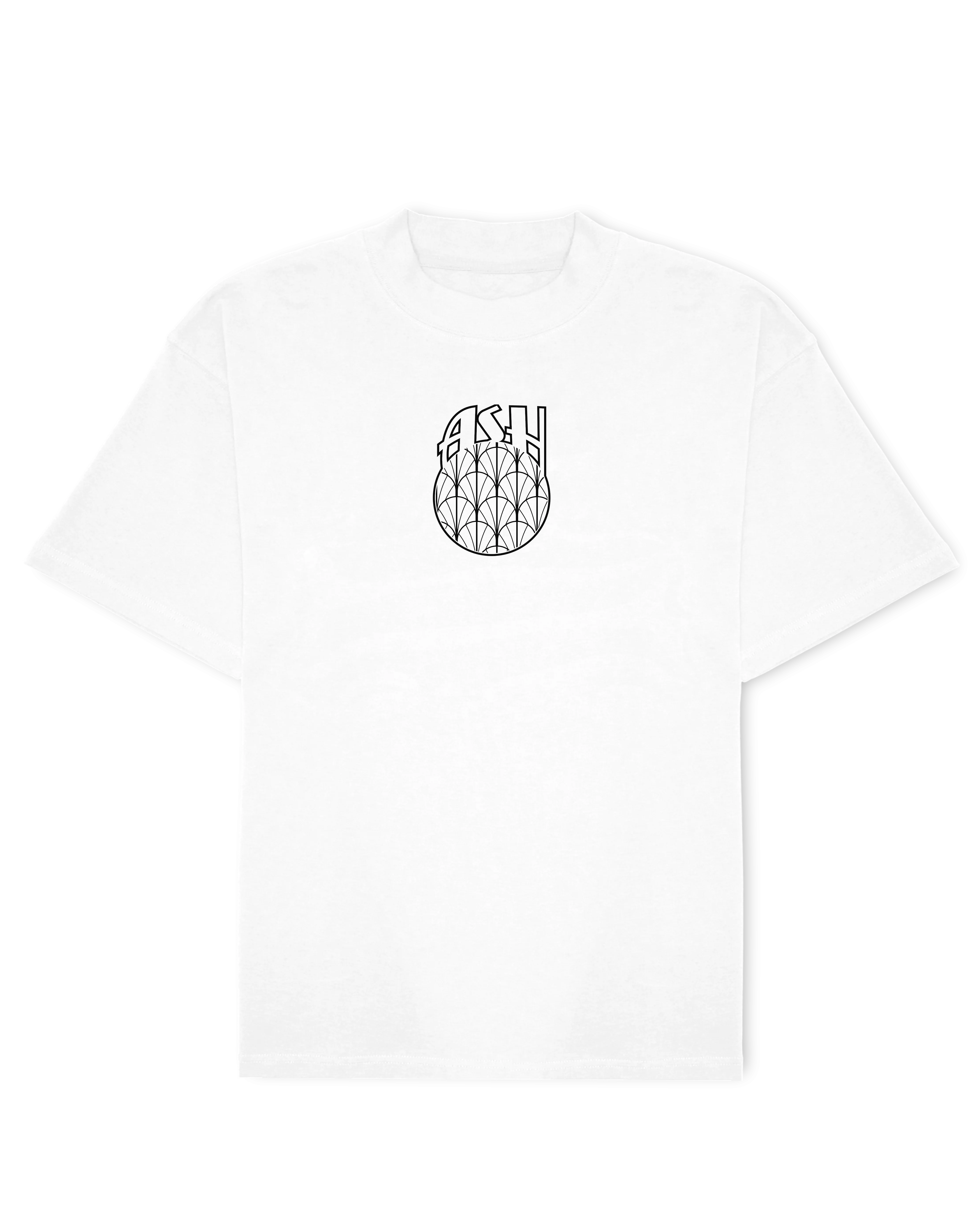 Ashluxe Stitched Emblem T-shirt White