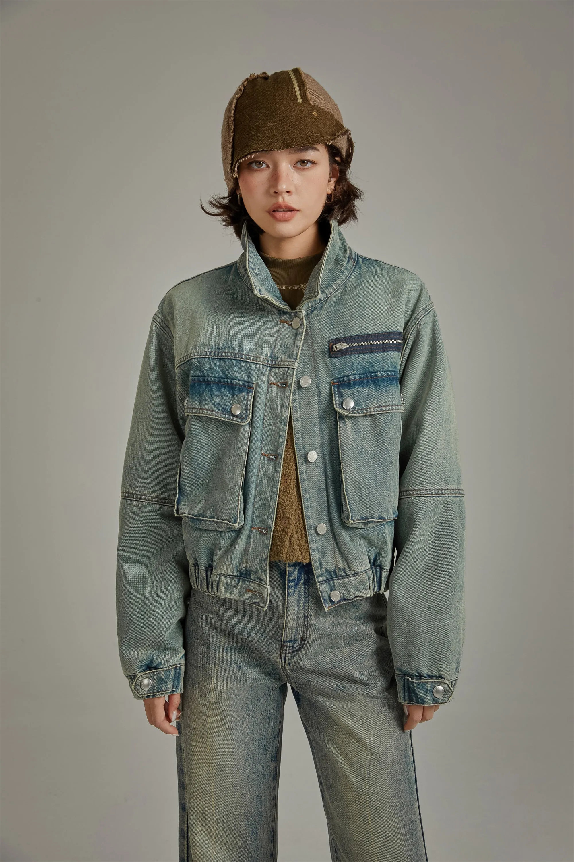 Big Pocket Denim Jacket