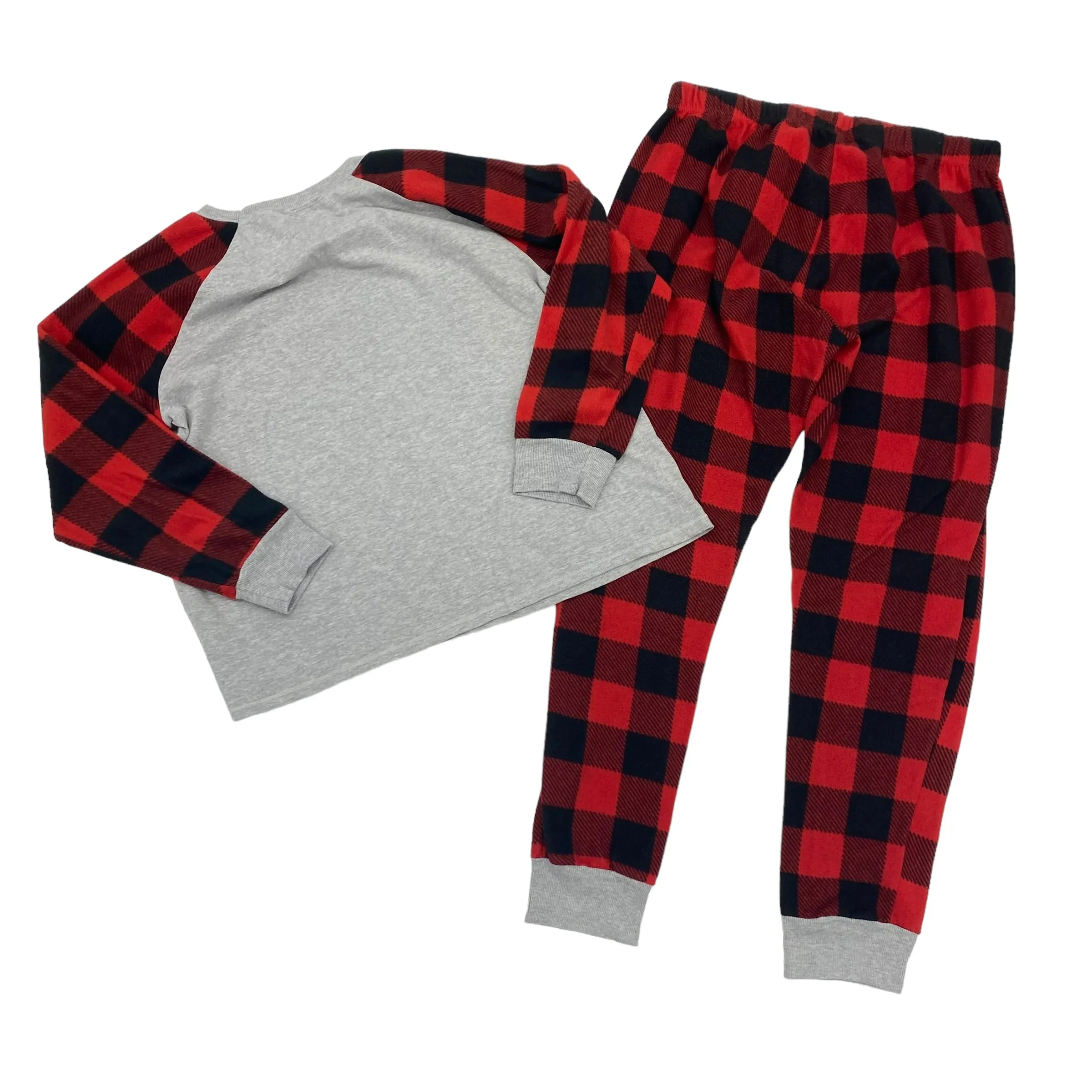 BLACK & RED PAJAMAS 2PC by CLOTHES MENTOR Size:1X