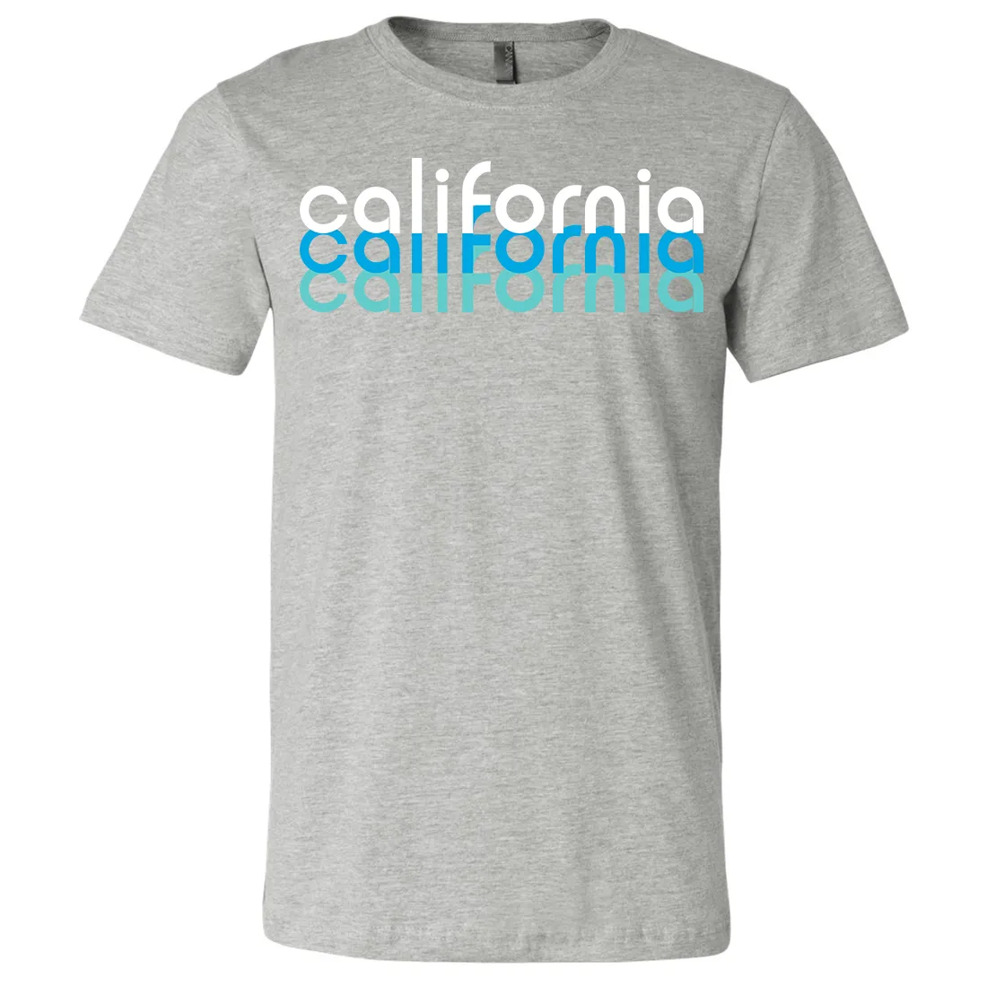 California Cool Stacked Asst Colors Mens Lightweight Fitted T-Shirt/tee