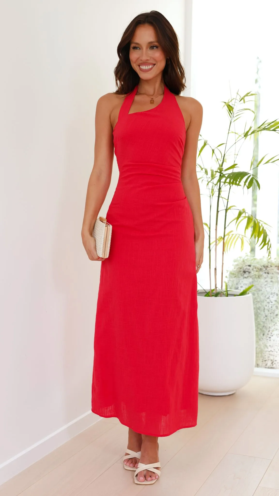 Casey Maxi Dress - Red