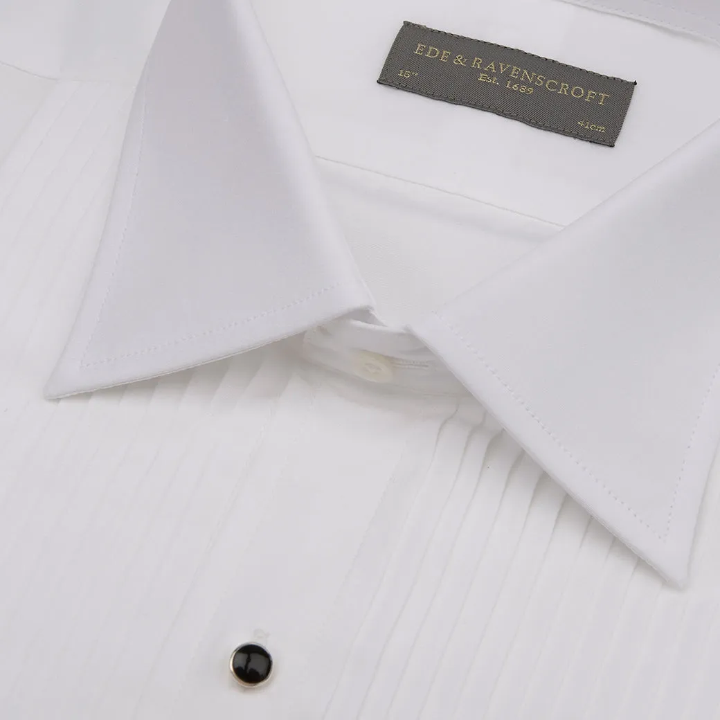 Dempsey White Pleated Dress Shirt