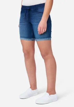 Denim Bermuda Shorts