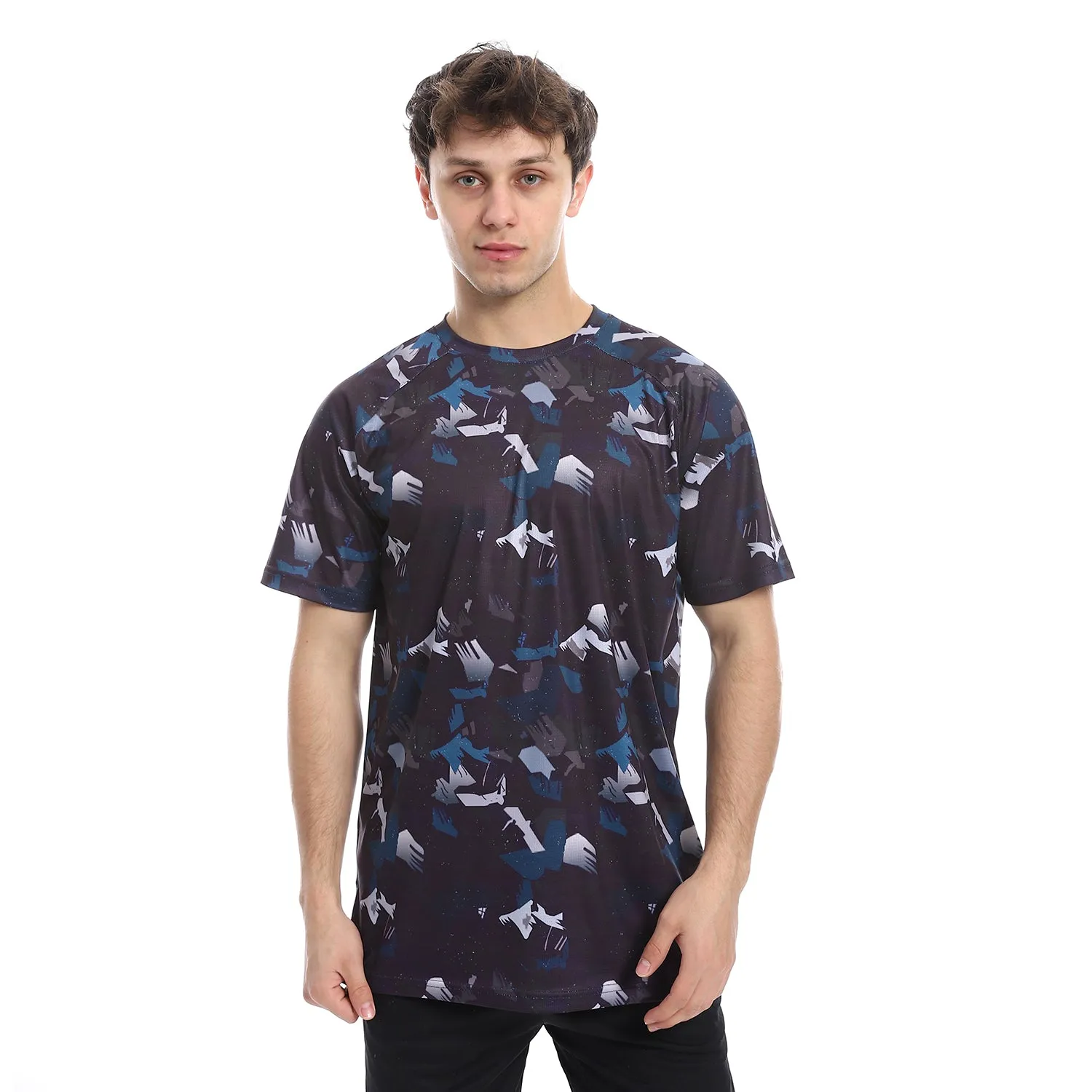 Diadora Men Sports Printed T-Shirt