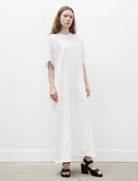 Dressy T-Shirt Dress White