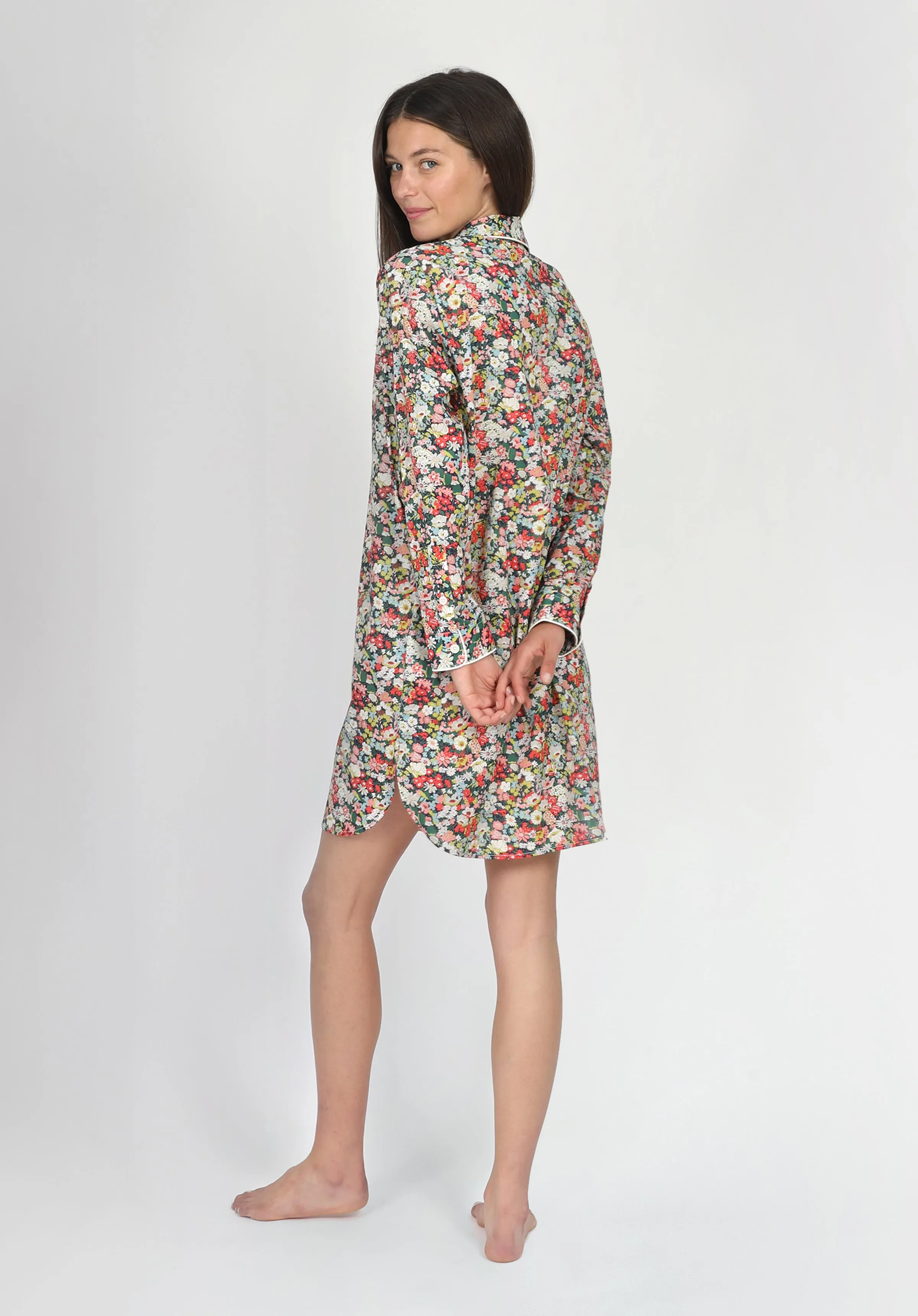 Elsa Night Shirt in Liberty Thorpe