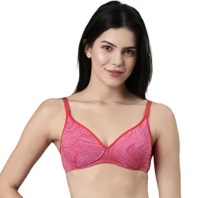 Enamor Perfect Coverage Cotton T-shirt Bra for Women- Padded and Wirefree