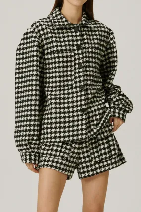 Harper Houndstooth Shacket