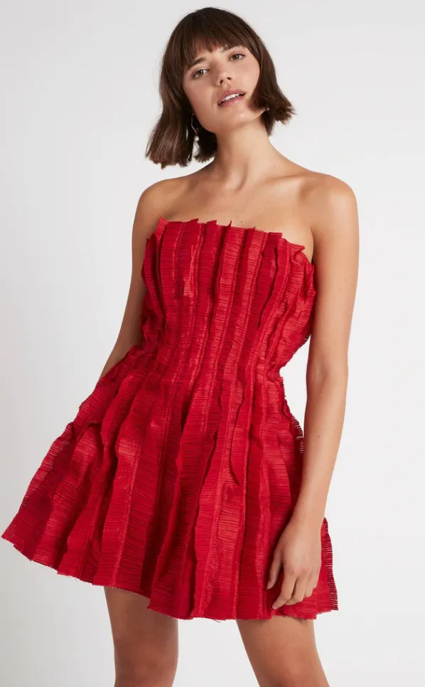 Hybrid Mini Dress (Red)