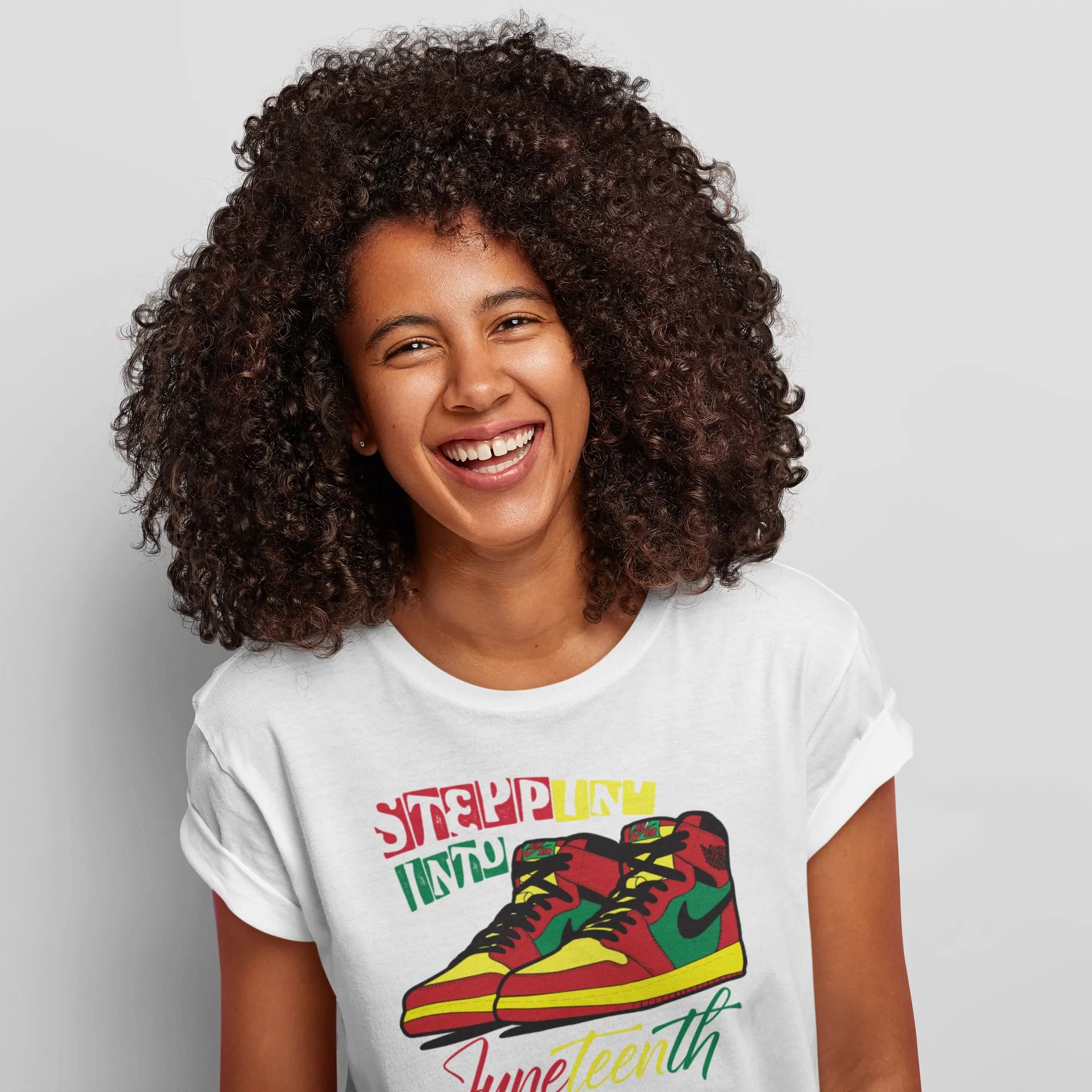 Juneteenth Shirt - Steppin Into Juneteenth - AF1 - J1