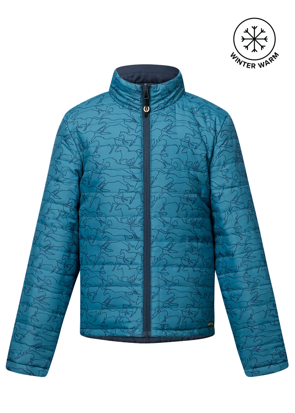 Kids Round Up Reversible Quilted Riding Jacket