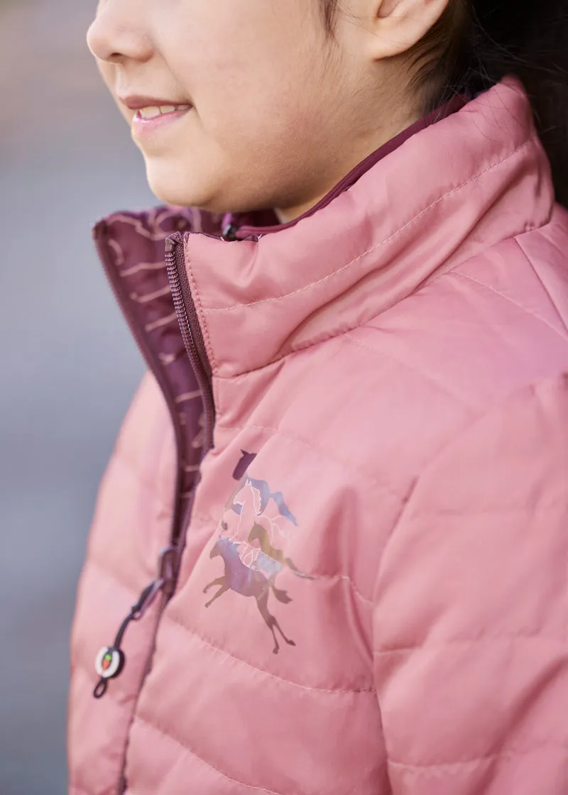 Kids Round Up Reversible Quilted Riding Jacket