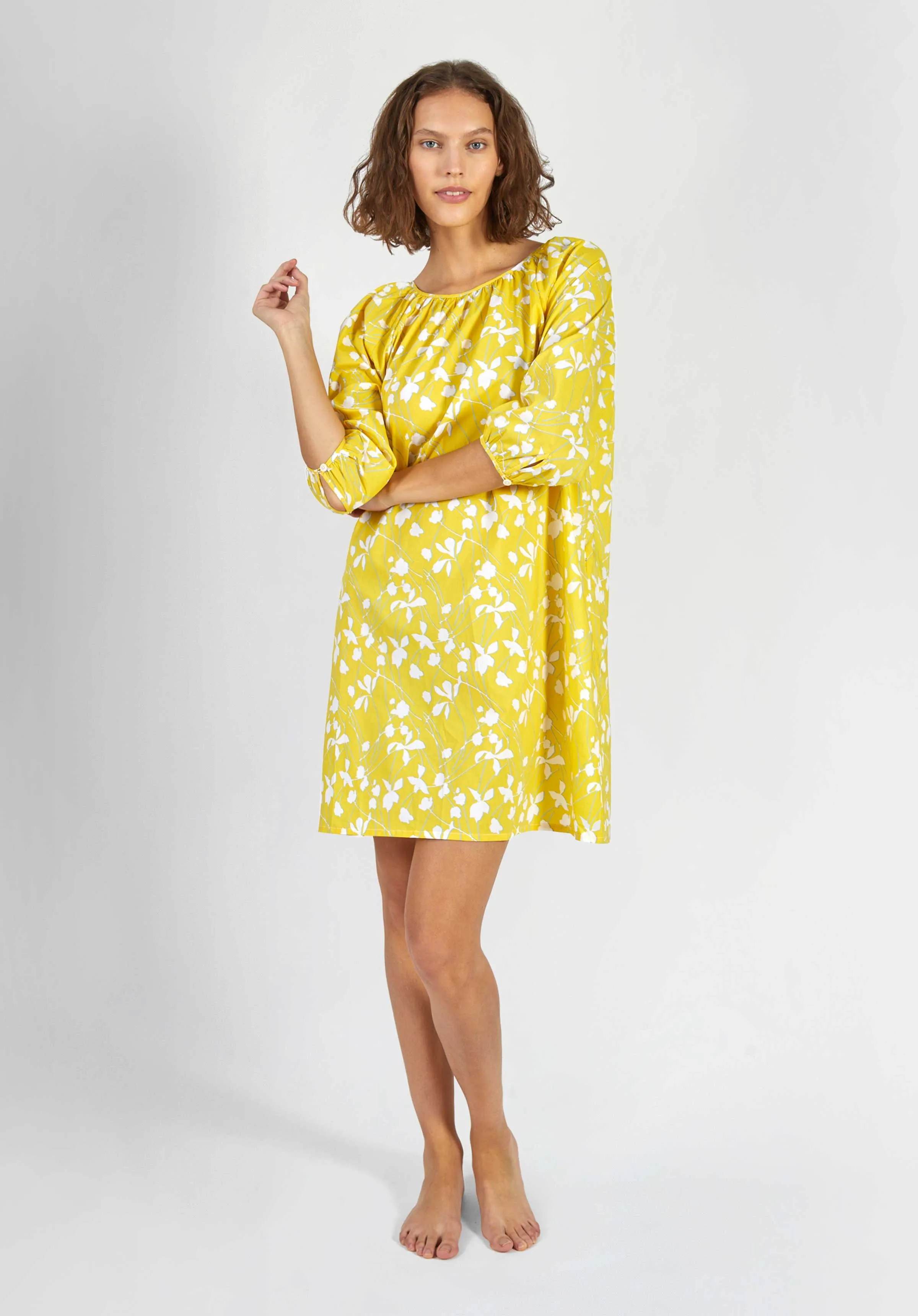 Lily Night Dress in Sunshine Floral