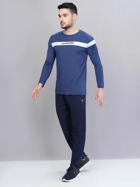 Men Colorblock Slim Fit Crew Neck T-shirt with TECHNO COOL 