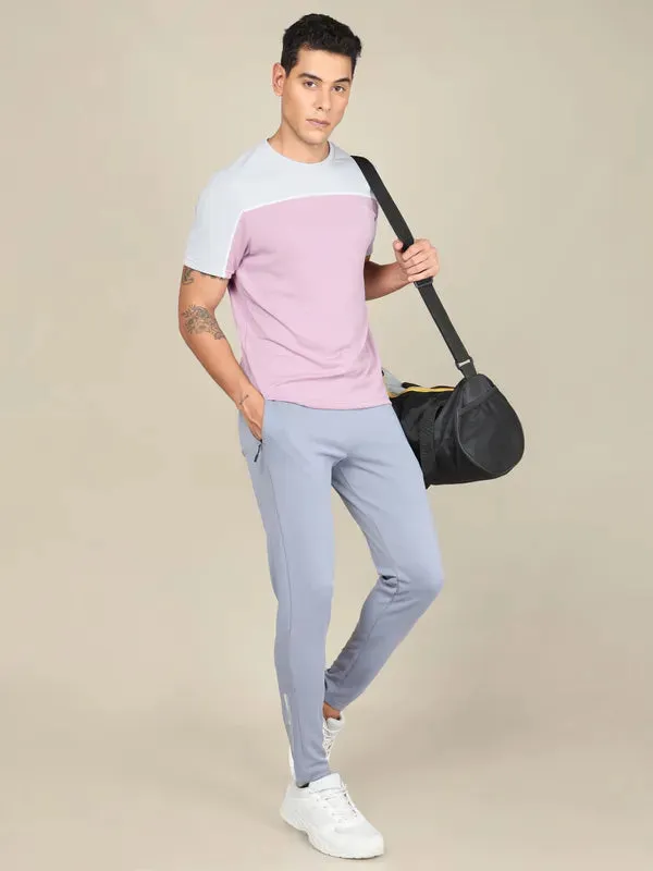 Men Colorblock Slim Fit Crew Neck T-shirt with TECHNO COOL 