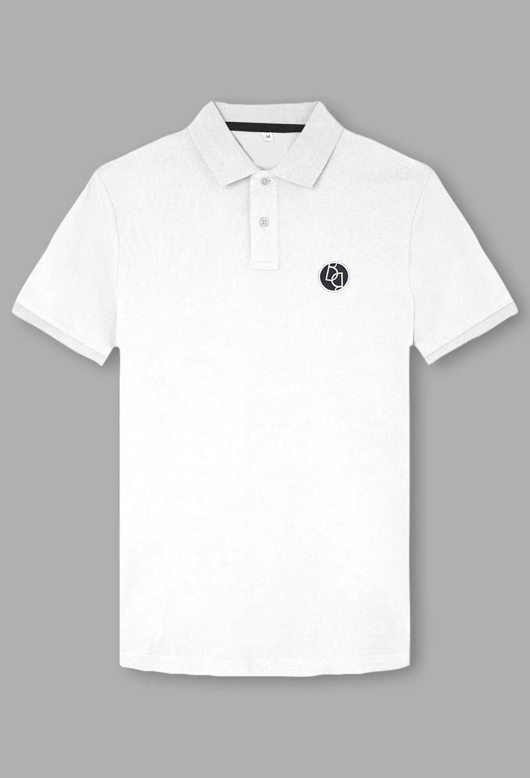 Men White Polo