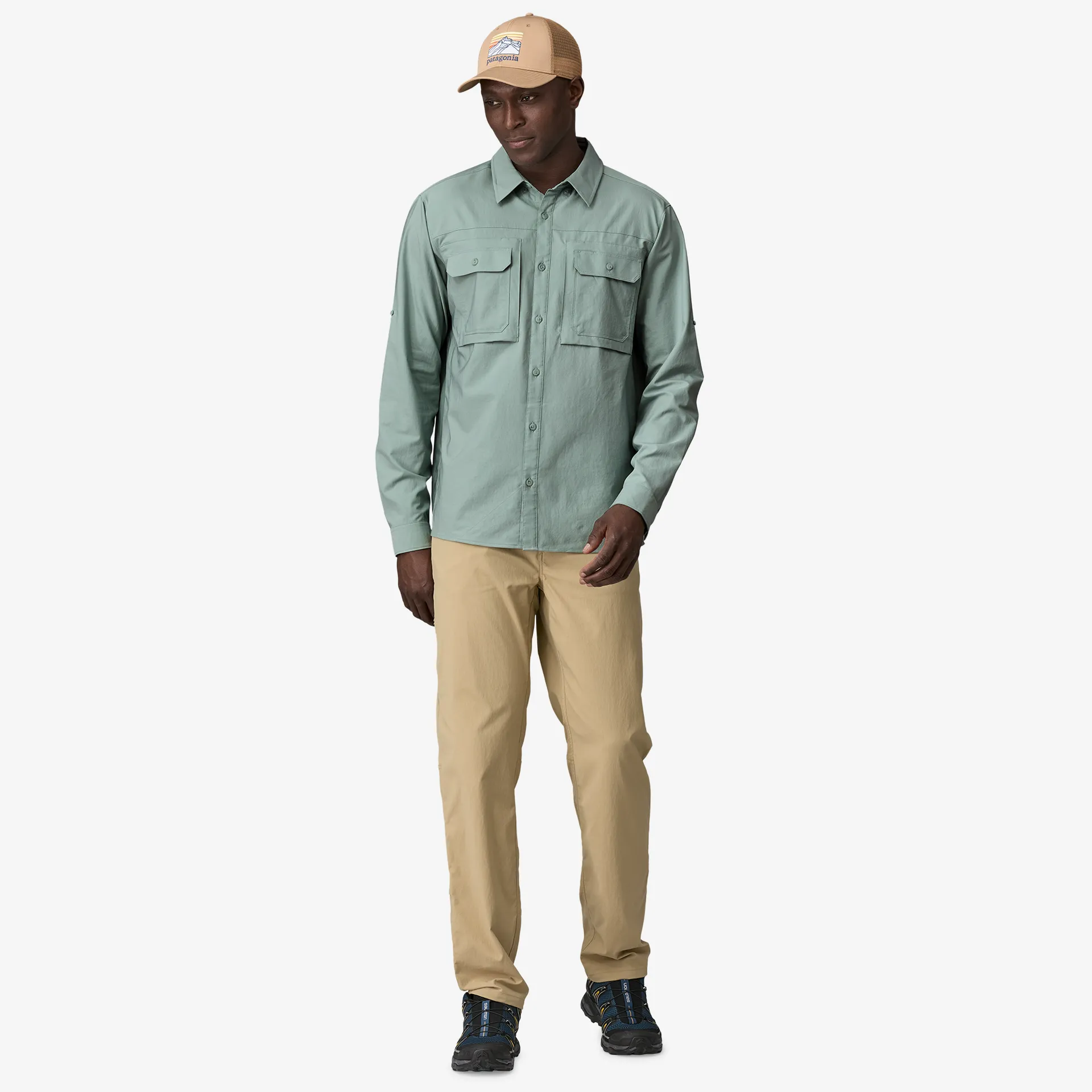 Men's Long-Sleeved Self-Guided Sun Shirt