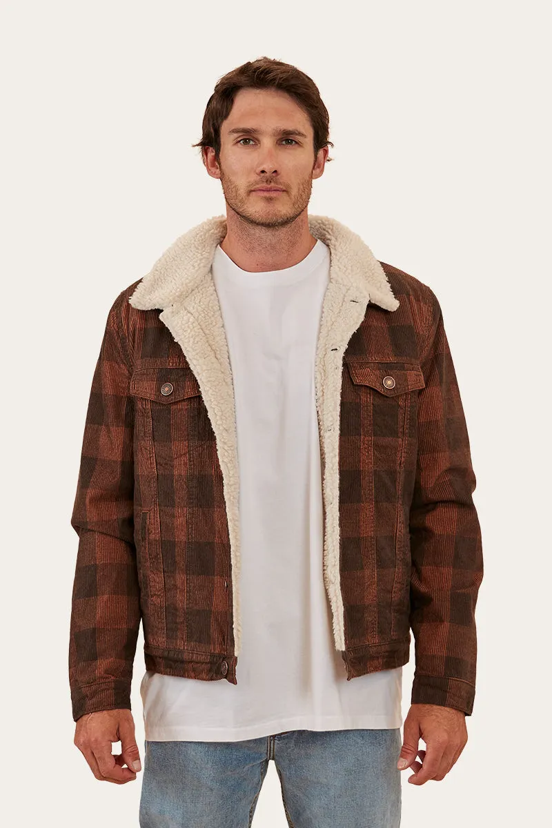 Milawa Mens Corduroy Jacket - Copper