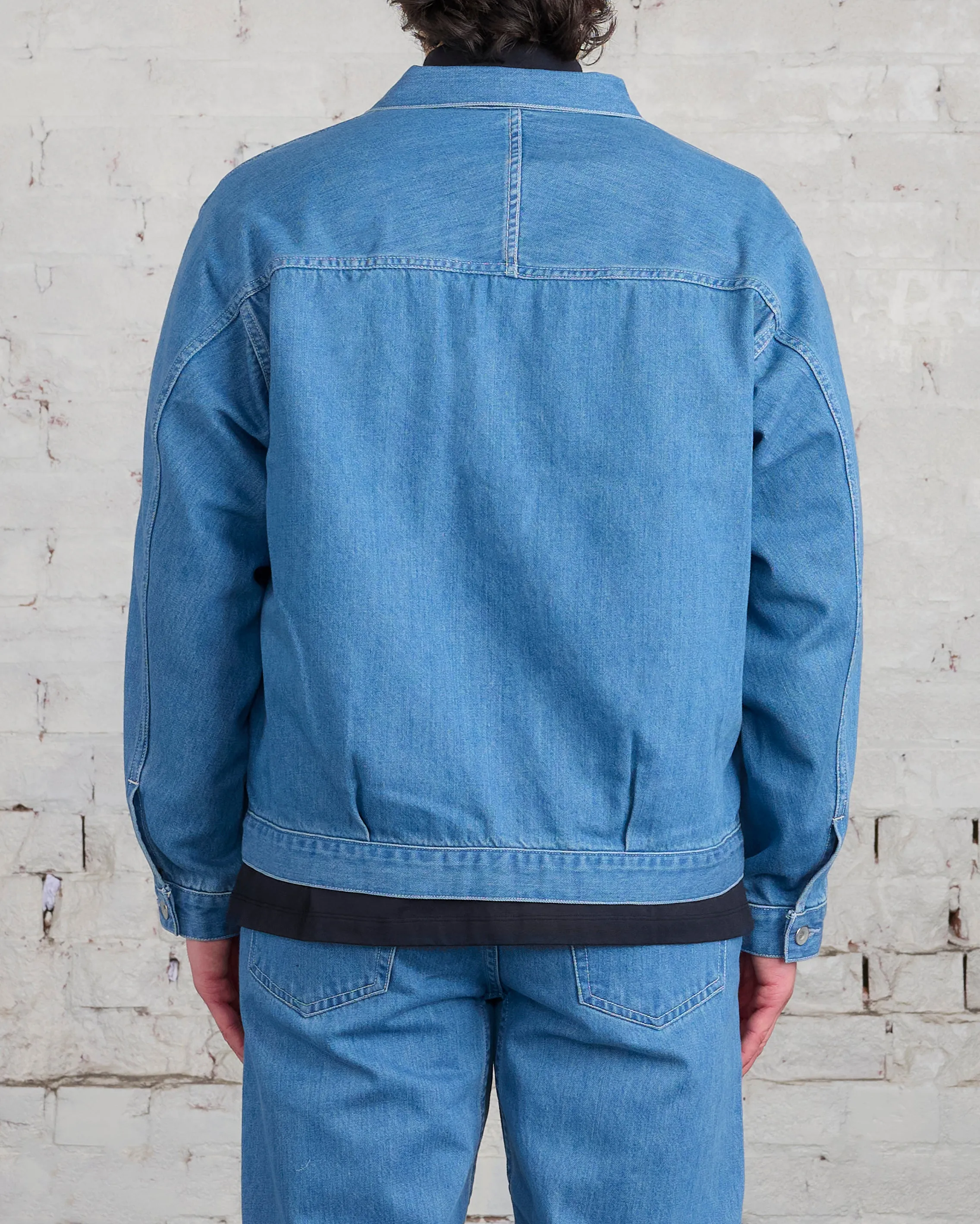 nanamica Short Denim Jacket Indigo Bleach