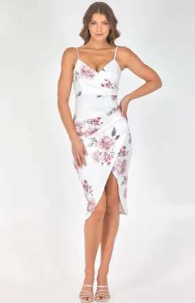 Nelly Dress -  White Floral