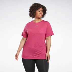 Reebok Apparel Women Burnout T-Shirt (Plus Size) Seprpi