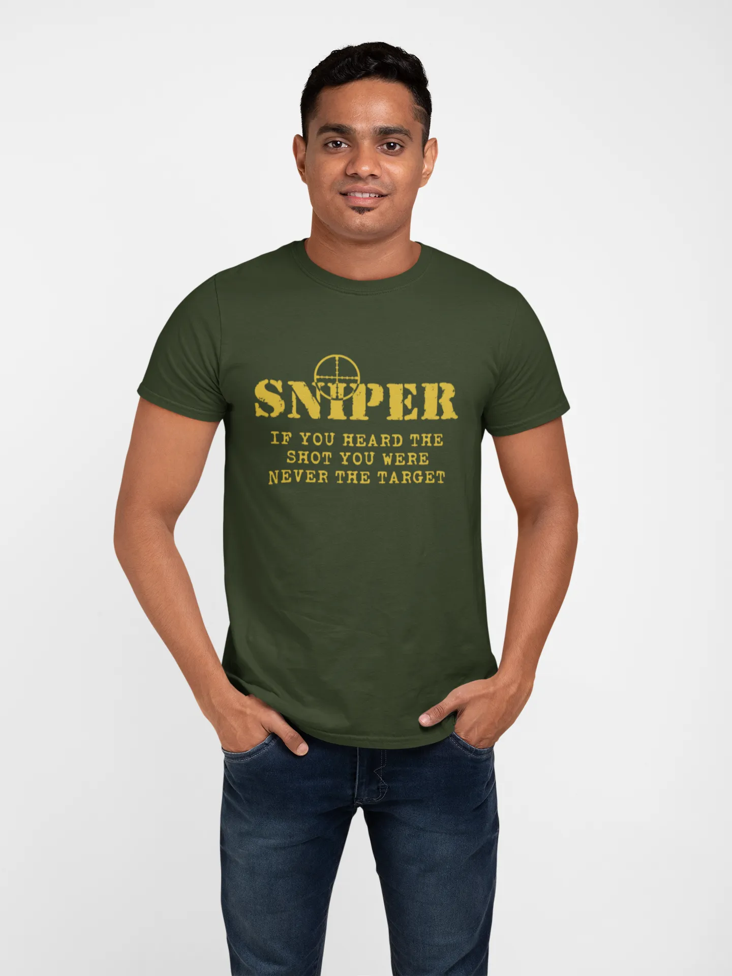 Sniper T-shirt - Sniper, If You Heard The Shot..... (Men)