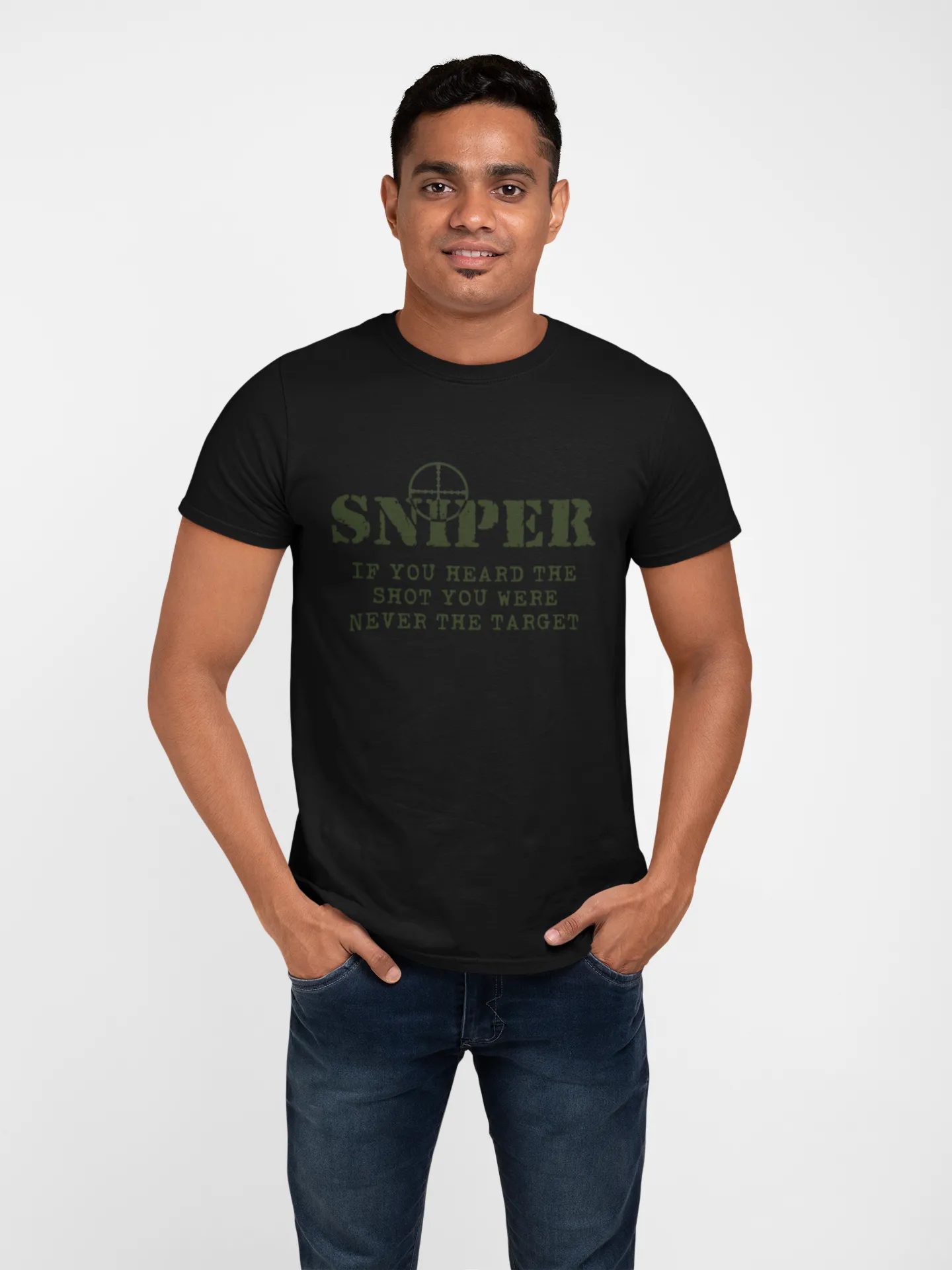 Sniper T-shirt - Sniper, If You Heard The Shot..... (Men)