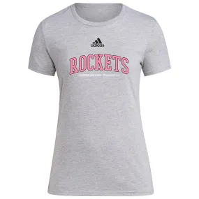 T-shirt - Grey - Adidas Dry Fit - Pink Rockets (Ladies, Unisex and Youth)