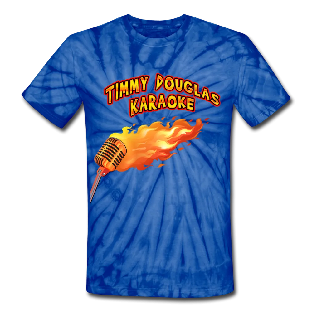 Timmy Douglas Karaoke - Unisex Tie Dye T-Shirt (Various Colours)