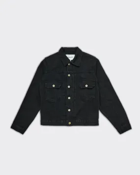 Trucker Jacket Denim Nero