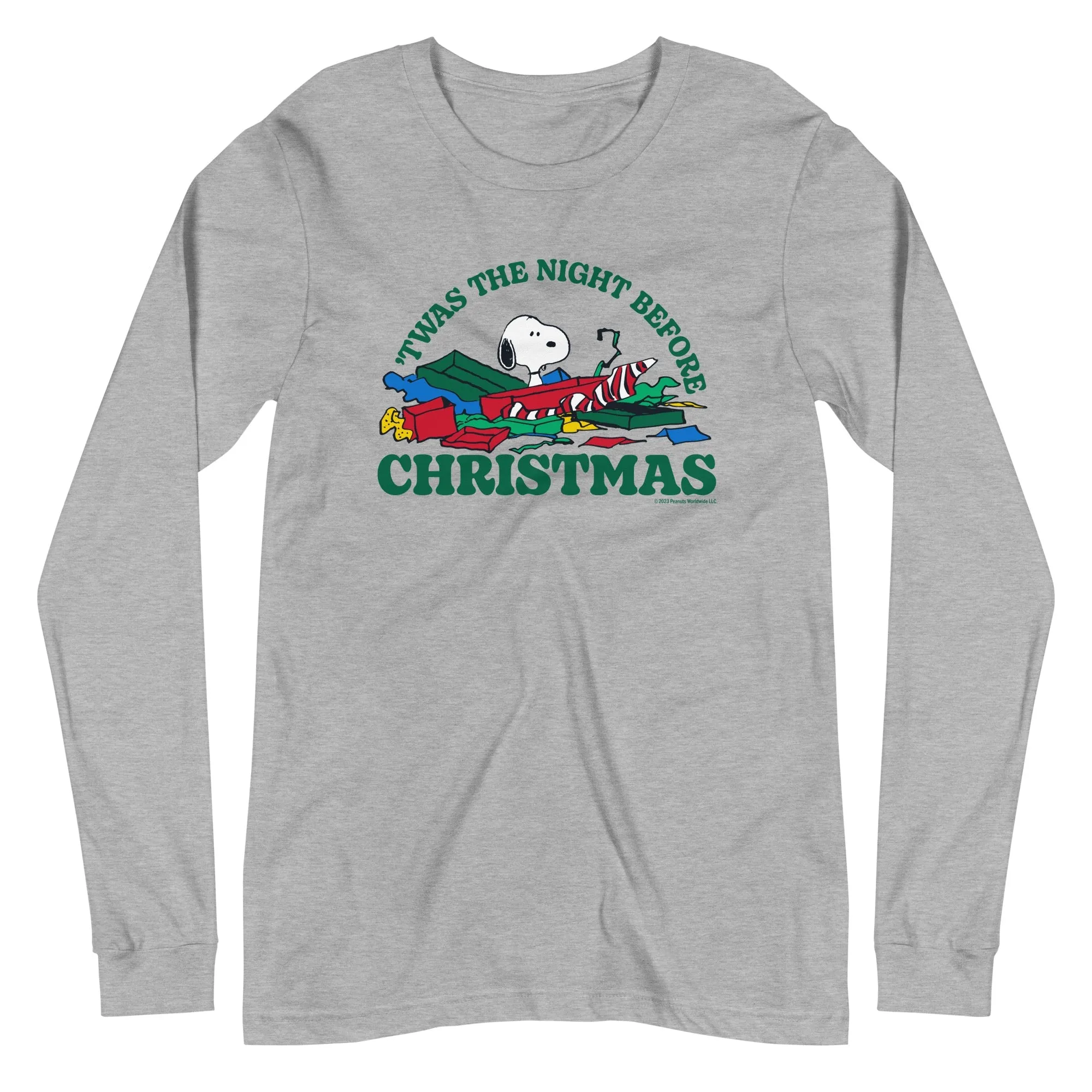 'Twas The Night Before Christmas Adult Long Sleeve T-Shirt